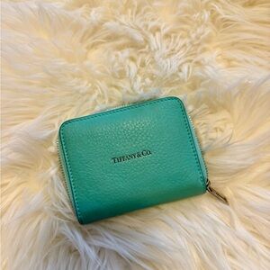 Tiffany & Co Blue Zippy Wallet